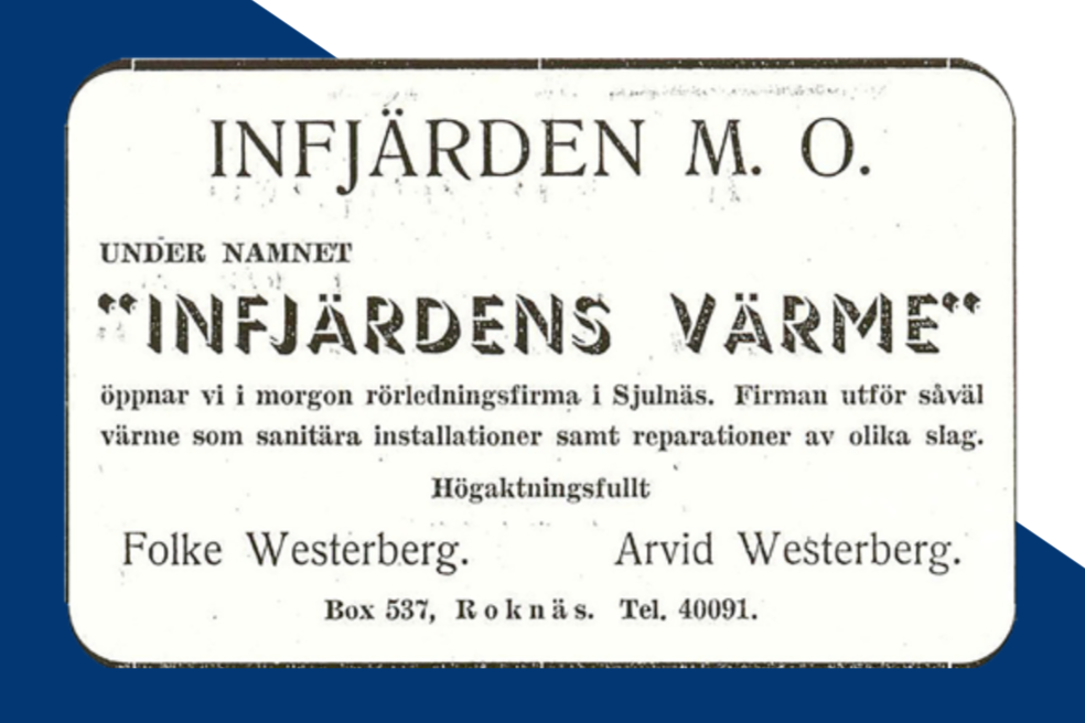 infjärdens-värme-historia-tidningsannons-pitea-tidningen