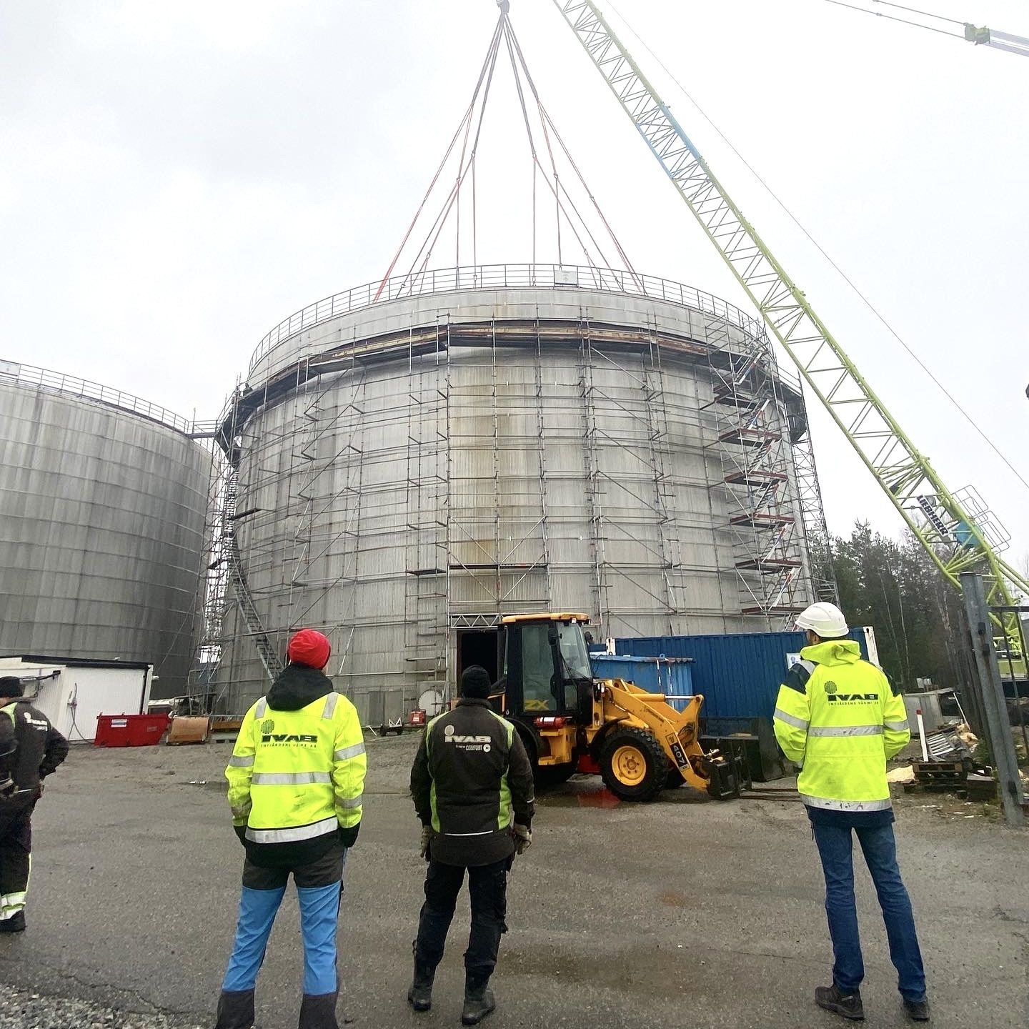 Renovering cistern, Haraholmen Piteå