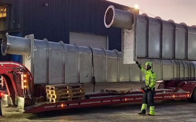 Tillverkning rännor för såpa, SCA Munksund